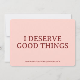 Tarjeta Festiva Custom Positive Affirmation Card for Women