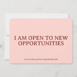 Tarjeta Festiva Custom Self Love Card Positive Affirmation for Her