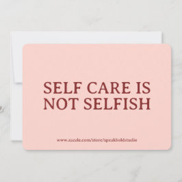 Tarjeta Festiva Custom Self-Love & Mental Health Reminder Card Set