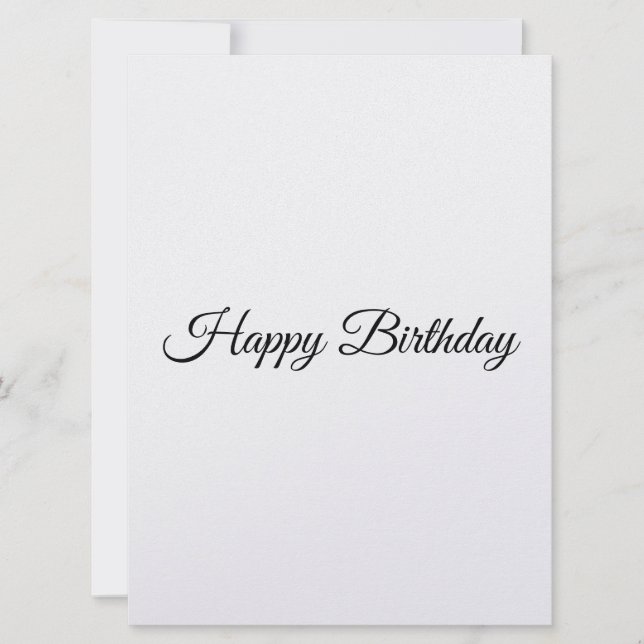 Tarjeta Festiva Customize a birthday card (Anverso)