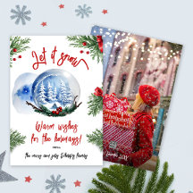 Cuta acuarela invierno Nieve en familia de globos