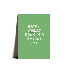 Cute Bunny Easter Eggs Card