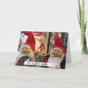 Tarjeta Festiva Cute Chicken Christmas Greeting Card!