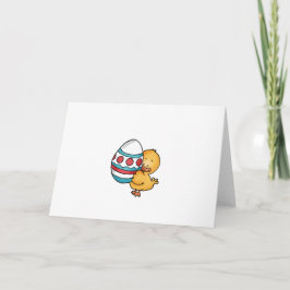 Tarjeta Festiva Cute Easter Duck Design
