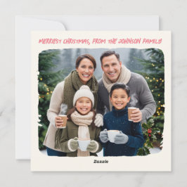 Tarjeta Festiva Cute Navidades: "fa la fluff"