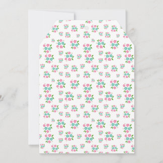 Tarjeta Festiva Cute Pastel Rosebud