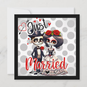 Tarjeta Festiva Cute Sugar Skull