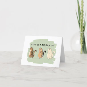 Tarjeta Festiva Cute Un Gato Es Un Meme De Gato