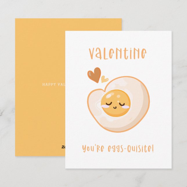 Tarjeta Festiva Cute Valentine Eres un Día de San Valentín sin hue (Anverso / Reverso)