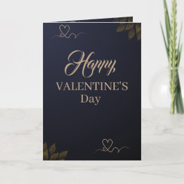 Tarjeta Festiva “Cute Valentine’s Day Card for Couples – Heartfelt