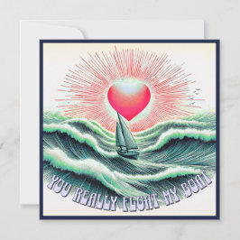 Tarjeta Festiva Cute vintage romántico juego de palabras San Valen