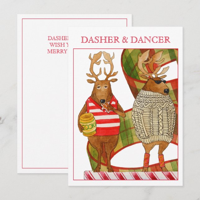 TARJETA FESTIVA D (Anverso / Reverso)