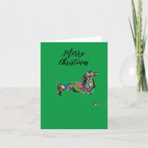 Tarjeta Festiva Dachshund R