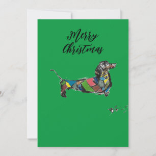 Tarjeta Festiva Dachshund R