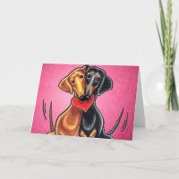 Dachshunds en el Personalizado de arte sin plomo