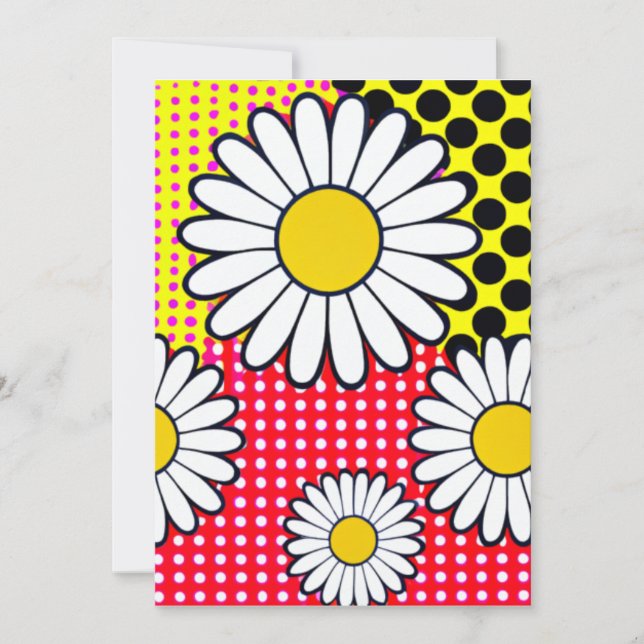 Tarjeta Festiva Daisy Days (Anverso)