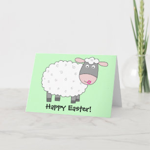 Tarjeta Festiva Daisy Sheep