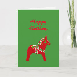 Tarjeta Festiva Dala Holiday