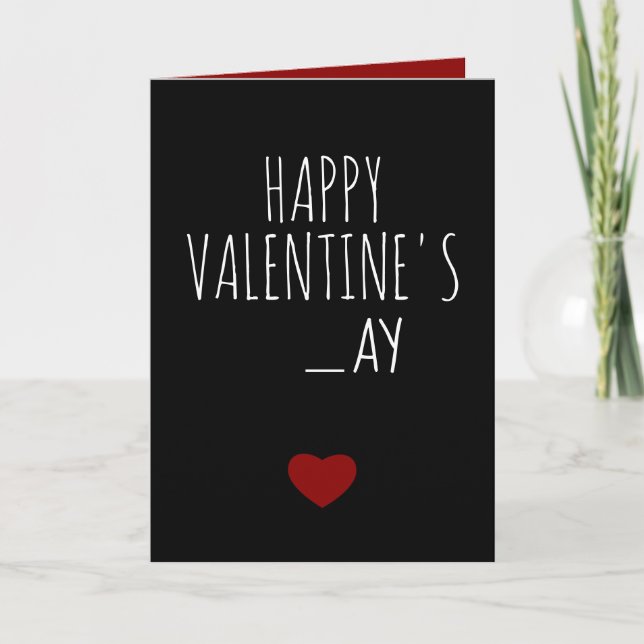 Tarjeta Festiva Dame la 'D' esta noche Graciosa y feliz Vday H (Anverso)