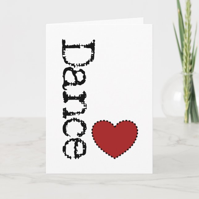 Tarjeta Festiva Dance Heart (Anverso)