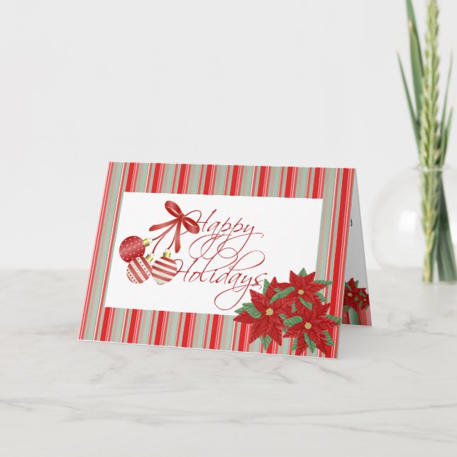 Tarjeta Festiva Dance Teacher Happy Holidays Card (Anverso)