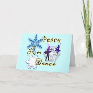 Tarjeta Festiva Dance TeacherBallerina Feriado no Denominable