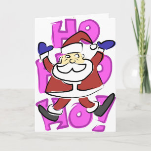 Tarjeta Festiva Dancin' Santa