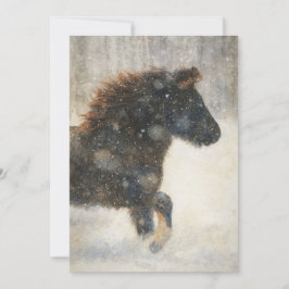 Tarjeta Festiva Dancing Through the Snow