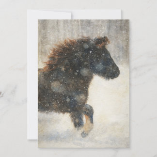 Tarjeta Festiva Dancing Through the Snow