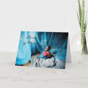 Tarjeta Festiva Dar el regalo de la vida - Dar una cama... - Perso
