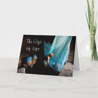 Tarjeta Festiva Dar un regalo de vida, dar una cama ... - Personal