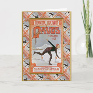 Tarjeta Festiva Davos 1906