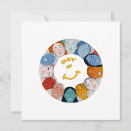 Tarjeta Festiva Day of Happiness