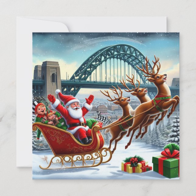 Tarjeta Festiva De dibujos con amor (Anverso)