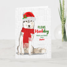 de los Navidades de Dog Cute Siberian Husky