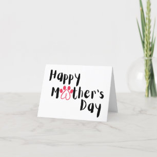 Tarjeta Festiva De Mascota   Feliz Día de la Madre 