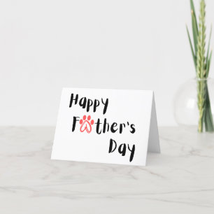 Tarjeta Festiva De Mascota   Feliz Día del Padre