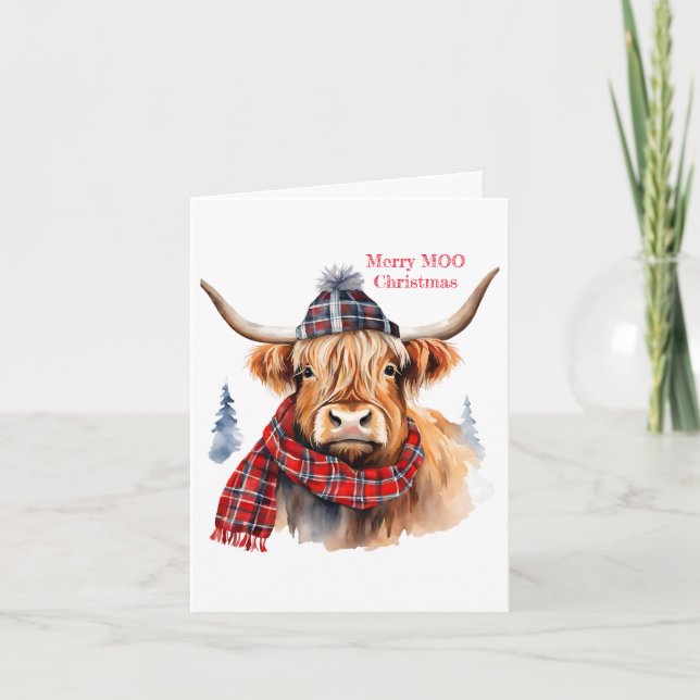 Tarjeta festiva de Navidad (Anverso)