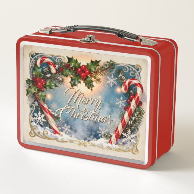 Tarjeta festiva de Navidad con brillo (Anverso)
