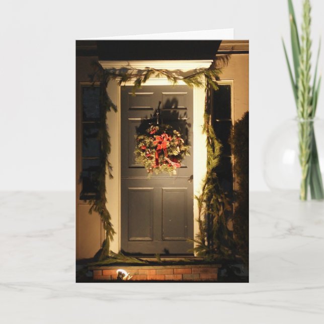 Tarjeta Festiva De nuestra casa (Anverso)