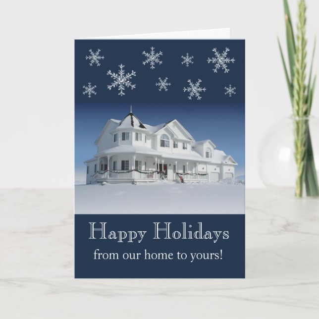 Tarjeta Festiva ¡De nuestra casa a la tuya! (Anverso)