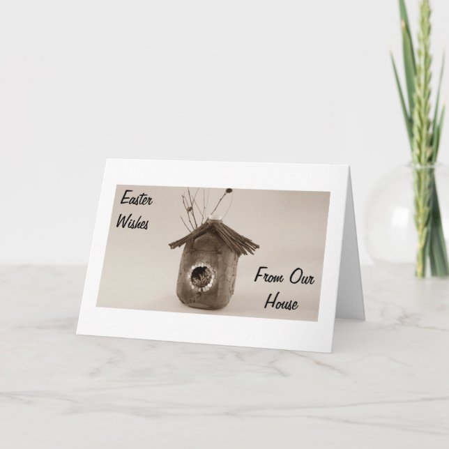 TARJETA FESTIVA DE NUESTRA CASA A SU MÁS FÁCIL (Anverso)