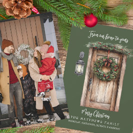 Tarjeta Festiva De Nuestra Casa A Sus Personalizados Navidades De