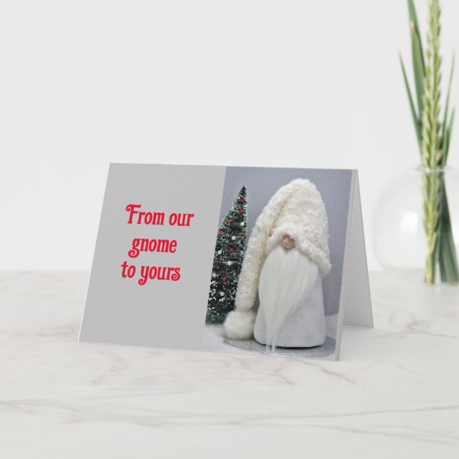 TARJETA FESTIVA DE NUESTRO "GNOME" A LOS TUYOS EN NAVIDADES (Anverso)
