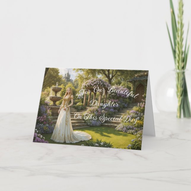Tarjeta Festiva De princesa a reina - Cumpleaños (Anverso)
