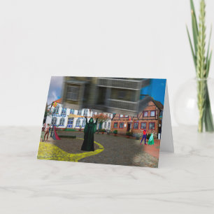 Tarjeta Festiva De repente todo se equivocó para la bruja malvada