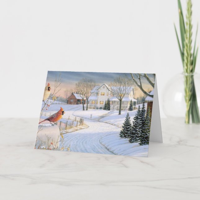 Tarjeta Festiva de todo el amor estamos enviando su manera (Anverso)