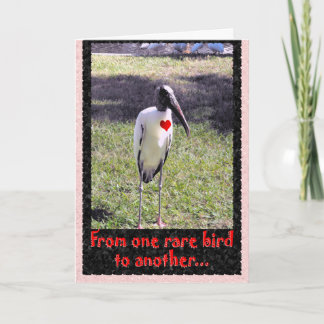 Tarjeta Festiva De un pájaro raro