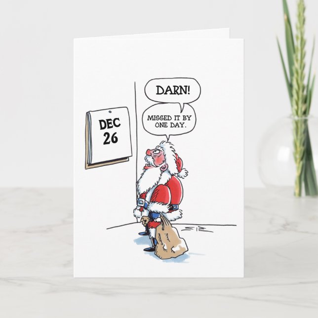 Tarjeta Festiva December 26 greeting card (Anverso)