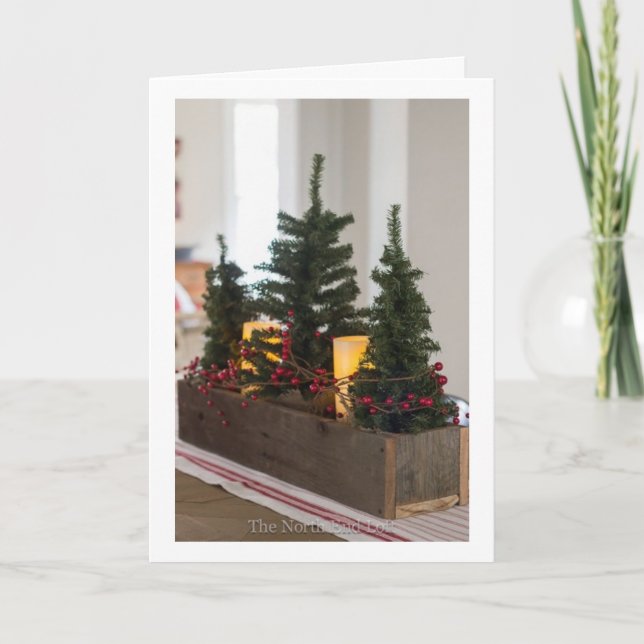 TARJETA FESTIVA DECIR "FELIZ NAVIDAD" A "USTED" ES ESPECIAL (Anverso)